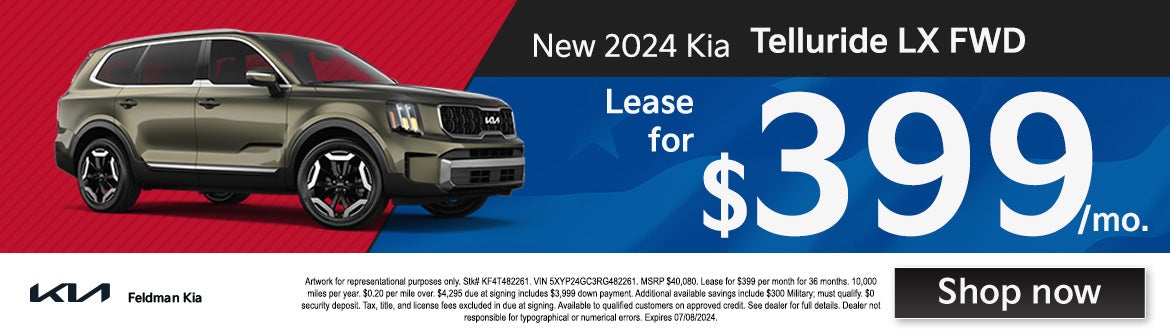 New 2024 Kia Telluride LX